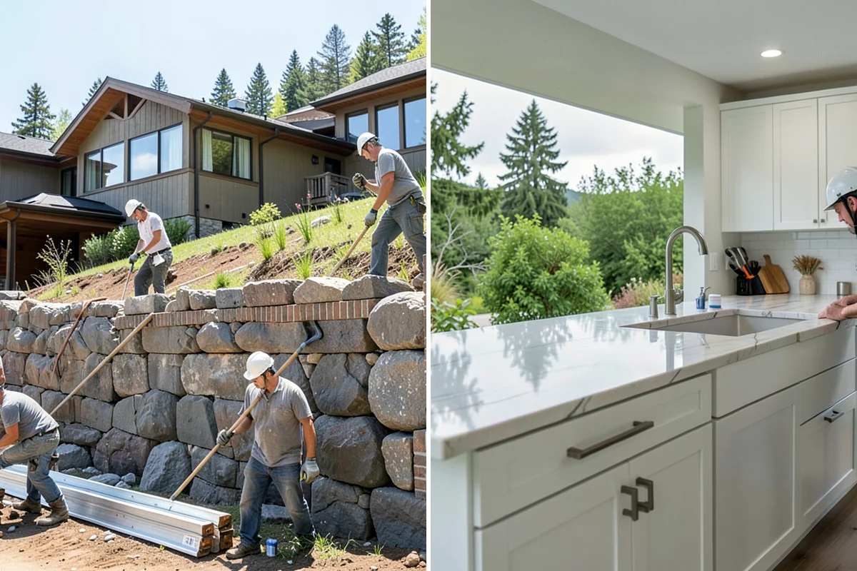 Basement Flooring Installation in Lyman, Skagit County, WA - Test the slab for moisture
