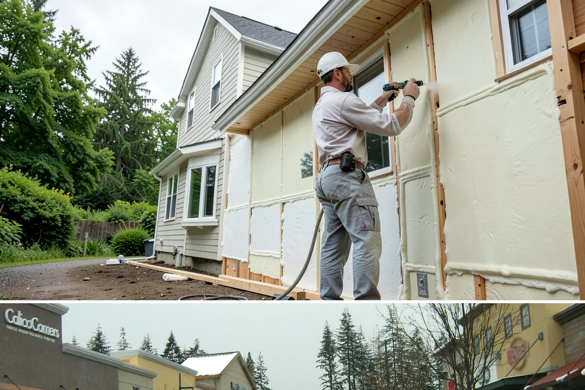 Basement Flooring Installation in Mill Creek, Snohomish County, WA - Basement flooring can be installed any season, with moisture testing especially valuable during the wet winter months.
