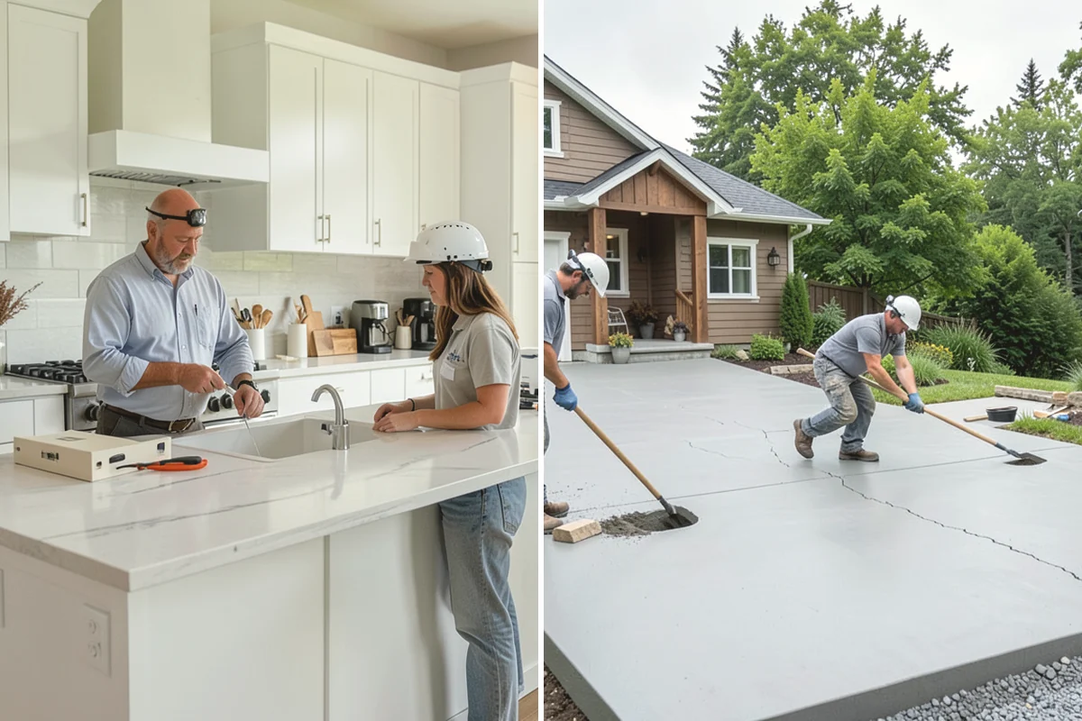 Basement Flooring Installation in Mukilteo, Snohomish County, WA - Test the slab for moisture