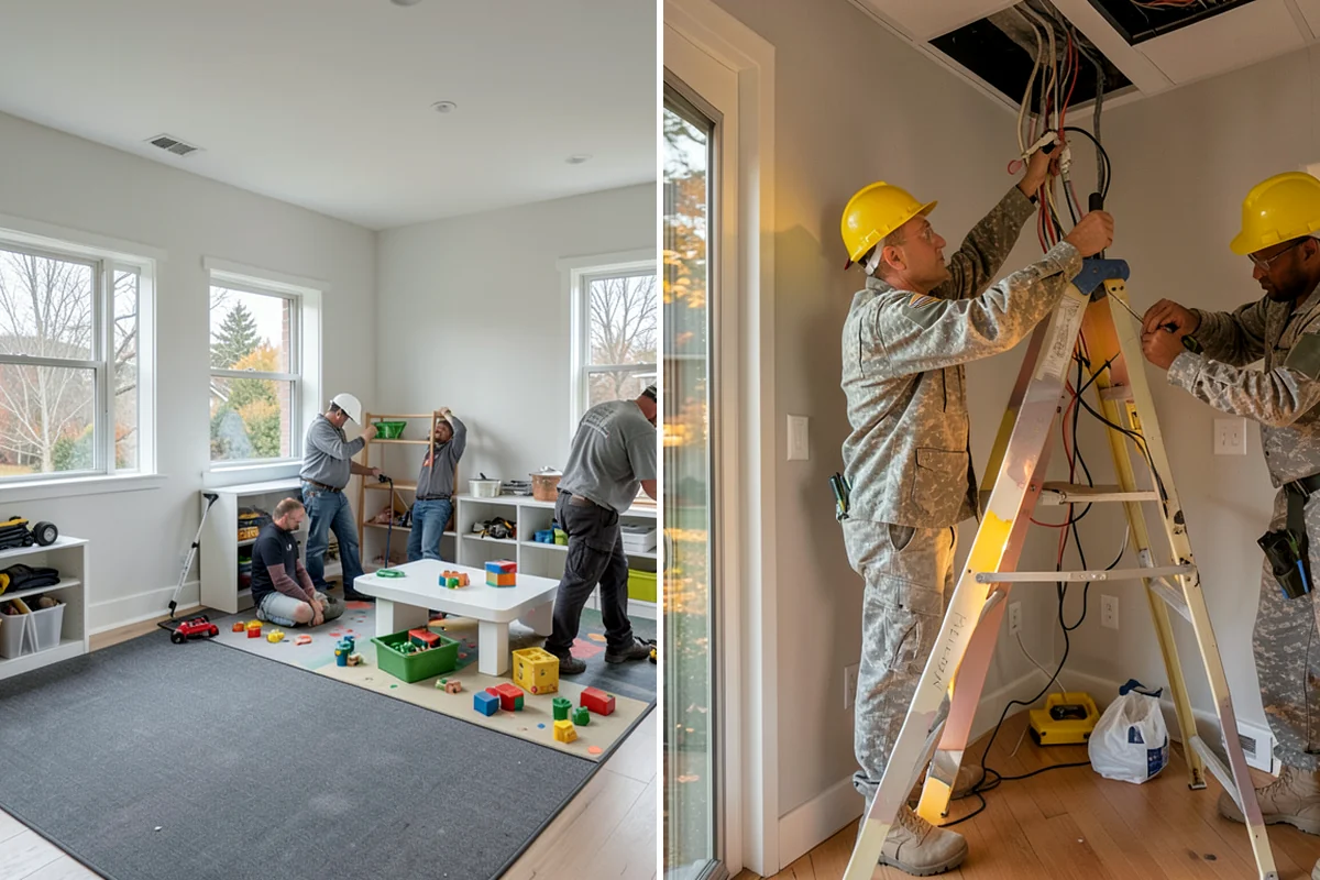 Basement Flooring Installation in Normandy Park, King County, WA - Test the slab for moisture