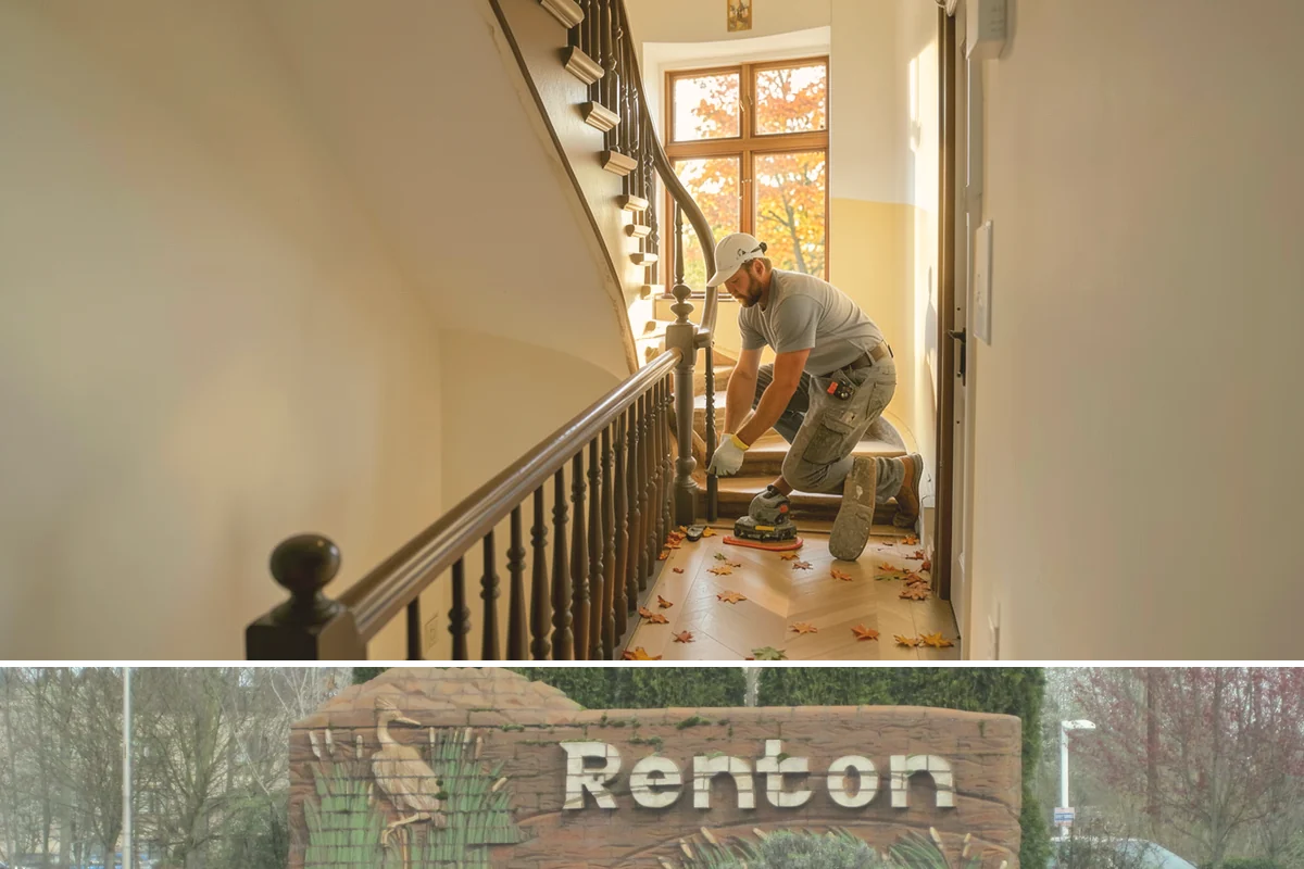 Basement Flooring Installation in Renton, King County, WA - Basement flooring can be installed any season, with moisture testing especially valuable during the wet winter months.