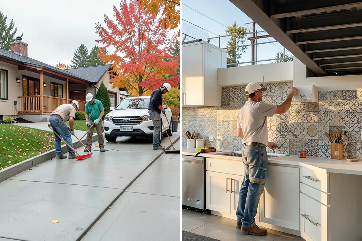 Basement Flooring Installation in SeaTac, King County, WA - Test the slab for moisture