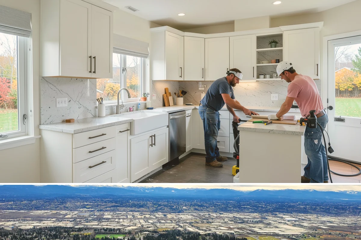 Basement Flooring Installation in SeaTac, King County, WA - Basement flooring can be installed any season, with moisture testing especially valuable during the wet winter months.