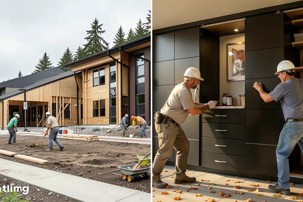 Basement Flooring Installation in Snoqualmie, King County, WA - Test the slab for moisture