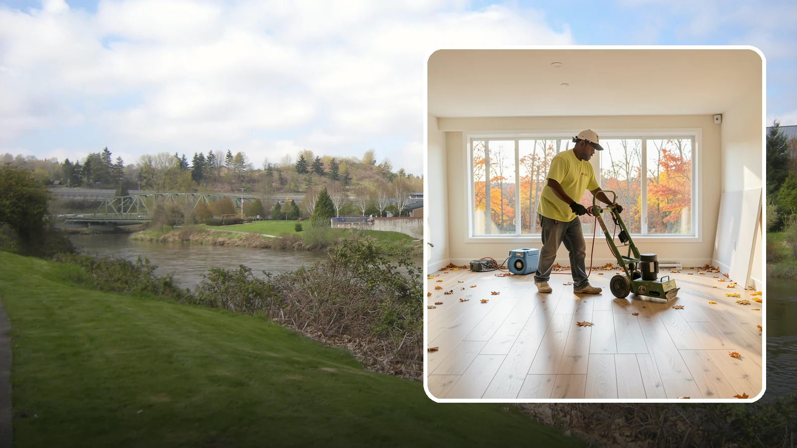 Basement Flooring Installation in Tukwila, King County, WA - Moisture-smart basement flooring installation engineered for the damp, below-grade conditions of Northwest homes.