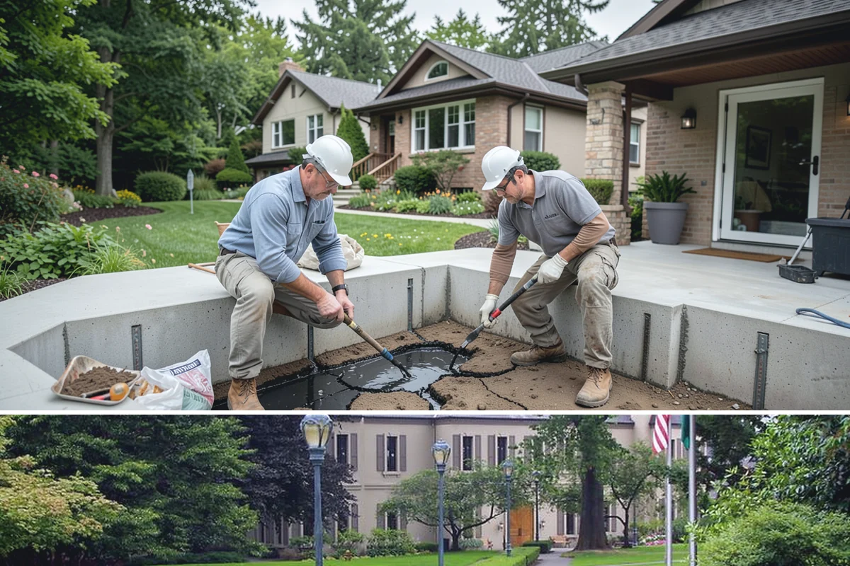 Basement Flooring Installation in Woodinville, King County, WA - Basement flooring can be installed any season, with moisture testing especially valuable during the wet winter months.