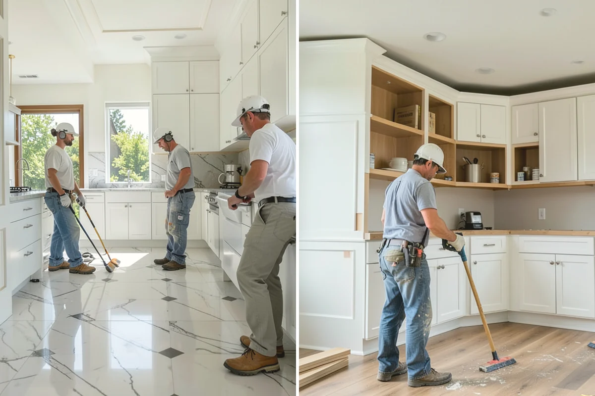 Basement Flooring Installation in Yarrow Point, King County, WA - Test the slab for moisture