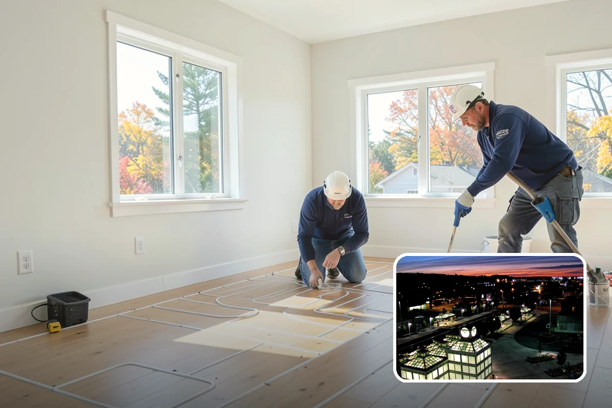 Basement Flooring in Auburn, King County, WA - Uses moisture-tolerant flooring materials