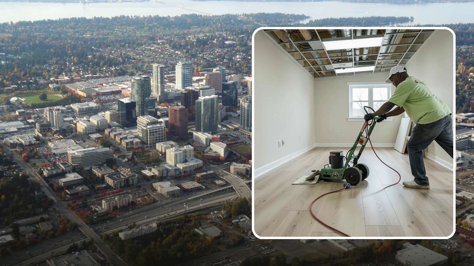 Basement Flooring in Bellevue, King County, WA - Basement flooring installs moisture-tolerant floors suited to below-grade Northwest conditions.