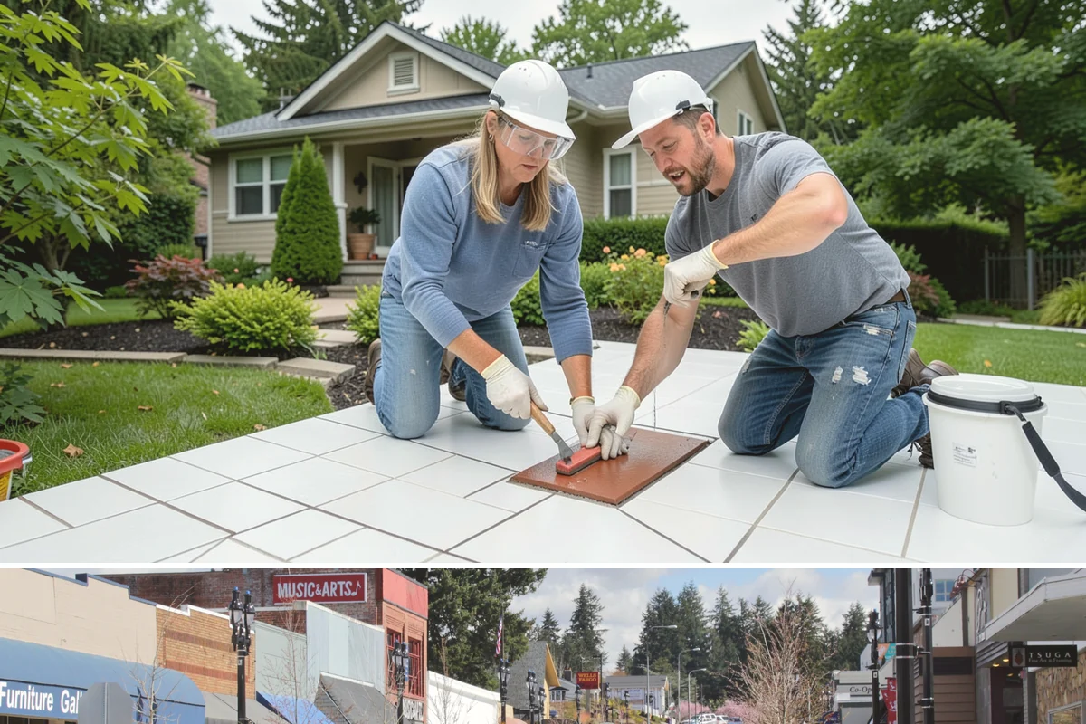 Basement Flooring in Bothell, King County, WA - Flooring installs indoors year-round, and winter is a practical time to complete it.