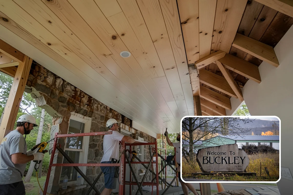 Basement Flooring in Buckley, Pierce County, WA - Uses moisture-tolerant flooring materials