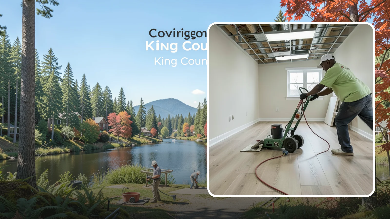 Basement Flooring in Covington, King County, WA - Basement flooring installs moisture-tolerant floors suited to below-grade Northwest conditions.