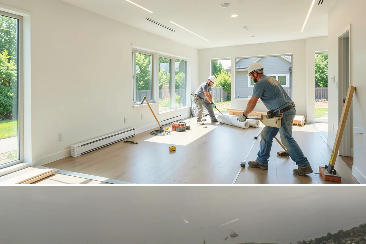Basement Flooring in Des Moines, King County, WA - Flooring installs indoors year-round, and winter is a practical time to complete it.