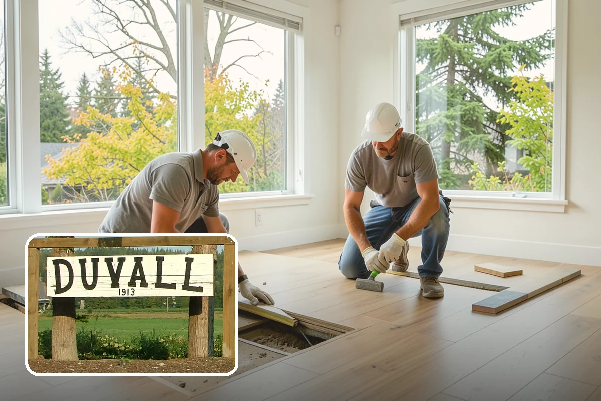 Basement Flooring in Duvall, King County, WA - Uses moisture-tolerant flooring materials