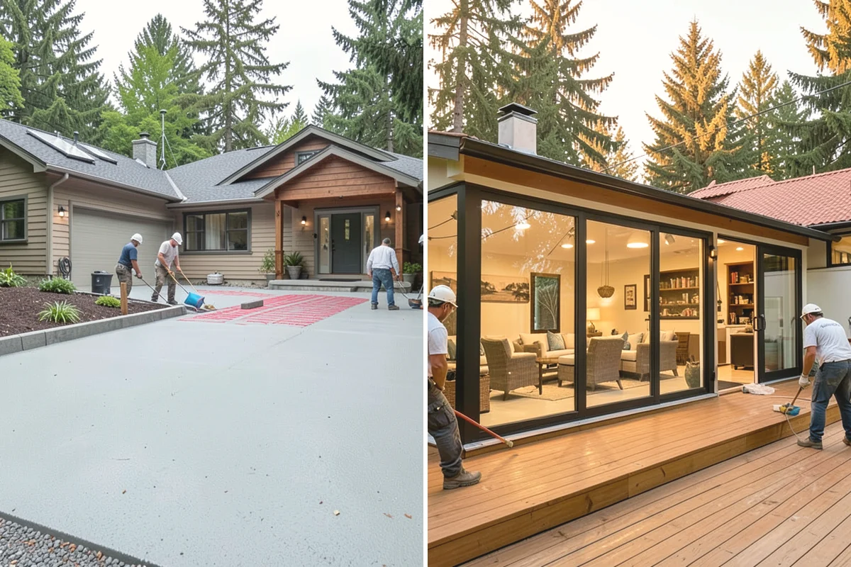 Basement Flooring in Edgewood, Pierce County, WA - Test the slab for moisture and level