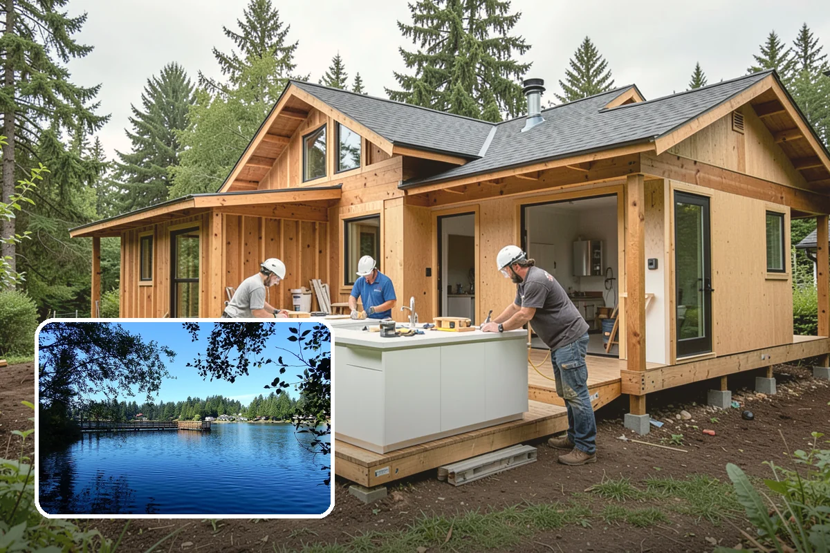 Basement Flooring in Federal Way, King County, WA - Uses moisture-tolerant flooring materials