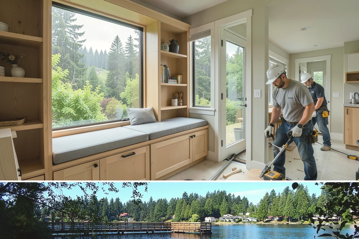 Basement Flooring in Federal Way, King County, WA - Flooring installs indoors year-round, and winter is a practical time to complete it.