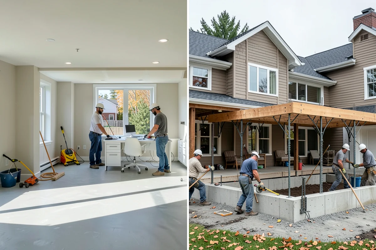Basement Flooring in Gig Harbor, Pierce County, WA - Test the slab for moisture and level
