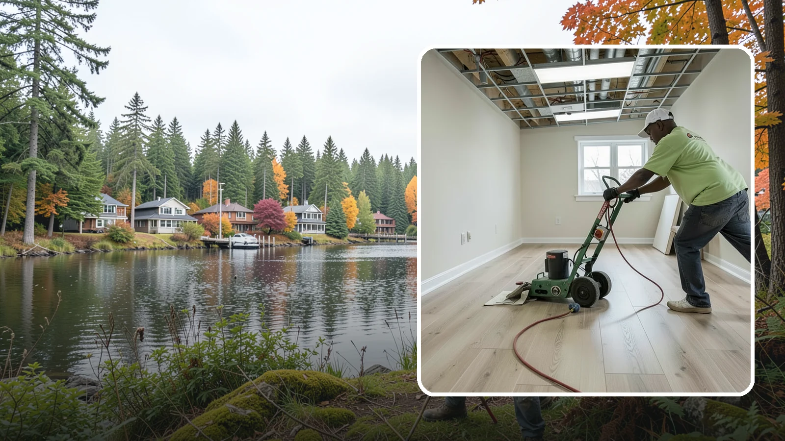 Basement Flooring in La Conner, Skagit County, WA - Basement flooring installs moisture-tolerant floors suited to below-grade Northwest conditions.