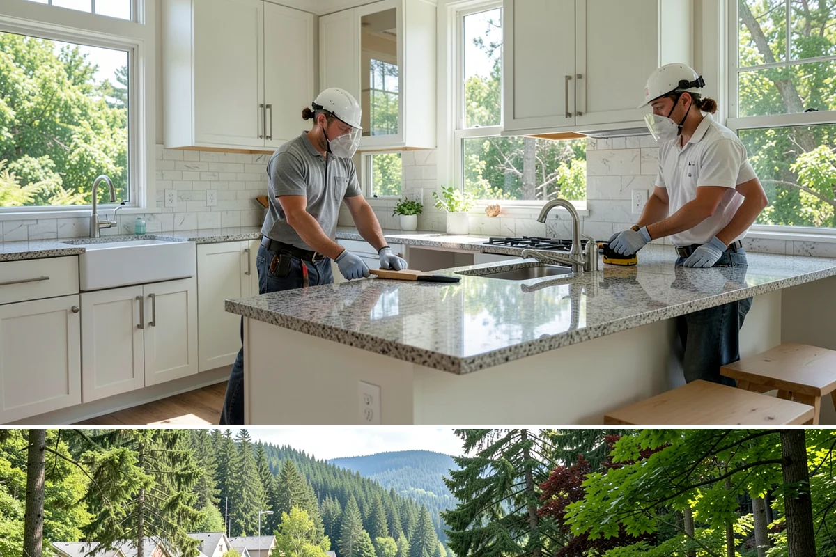 Basement Flooring in Lake Forest Park, King County, WA - Flooring installs indoors year-round, and winter is a practical time to complete it.