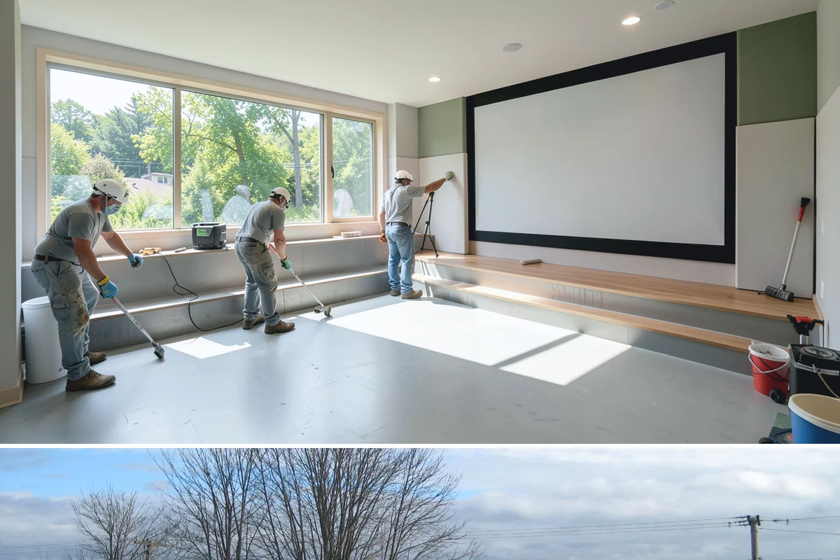 Basement Flooring in Langley, Island County, WA - Flooring installs indoors year-round, and winter is a practical time to complete it.