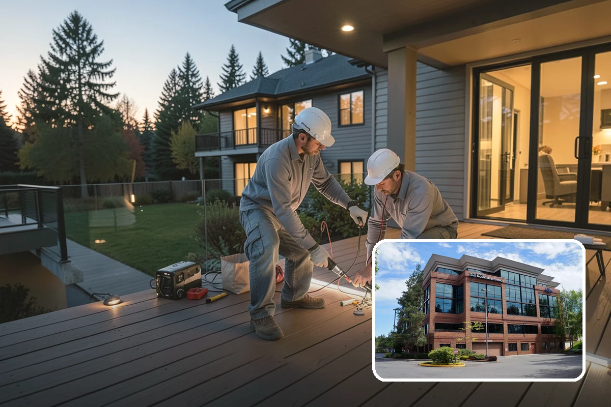 Basement Flooring in Mountlake Terrace, Snohomish County, WA - Uses moisture-tolerant flooring materials