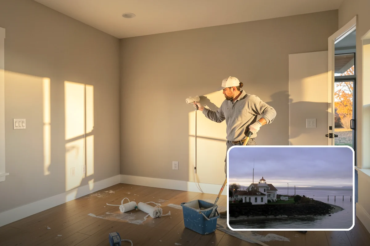 Basement Flooring in Mukilteo, Snohomish County, WA - Uses moisture-tolerant flooring materials