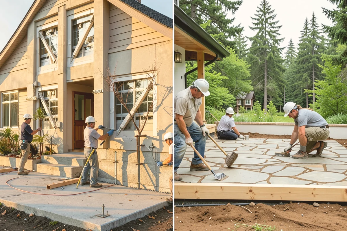 Basement Flooring in Newcastle, King County, WA - Test the slab for moisture and level