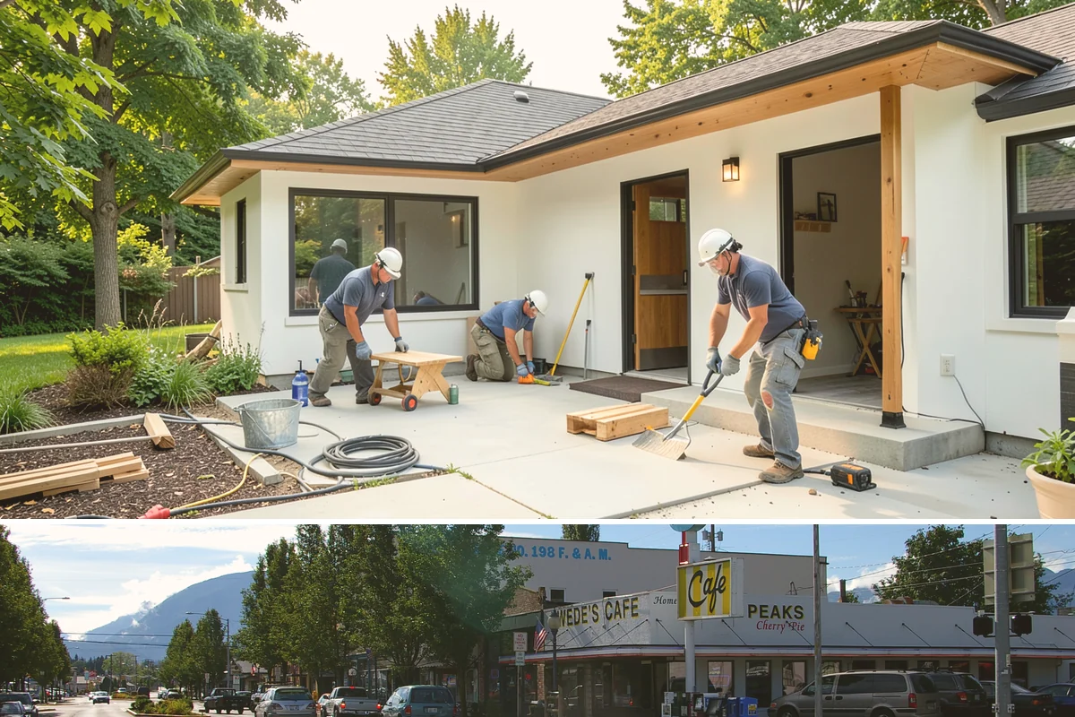 Basement Flooring in North Bend, King County, WA - Flooring installs indoors year-round, and winter is a practical time to complete it.