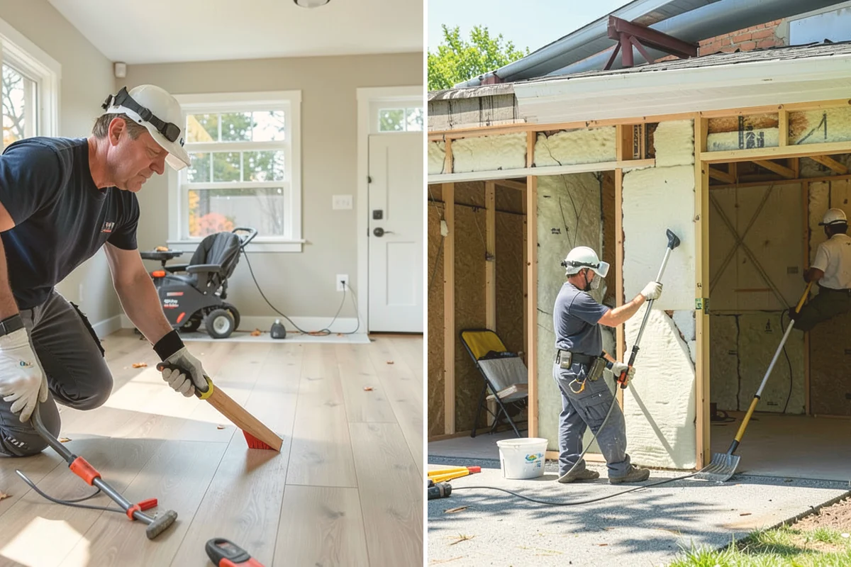 Basement Flooring in Orting, Pierce County, WA - Test the slab for moisture and level