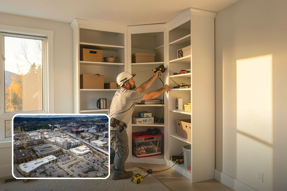 Basement Flooring in Redmond, King County, WA - Uses moisture-tolerant flooring materials