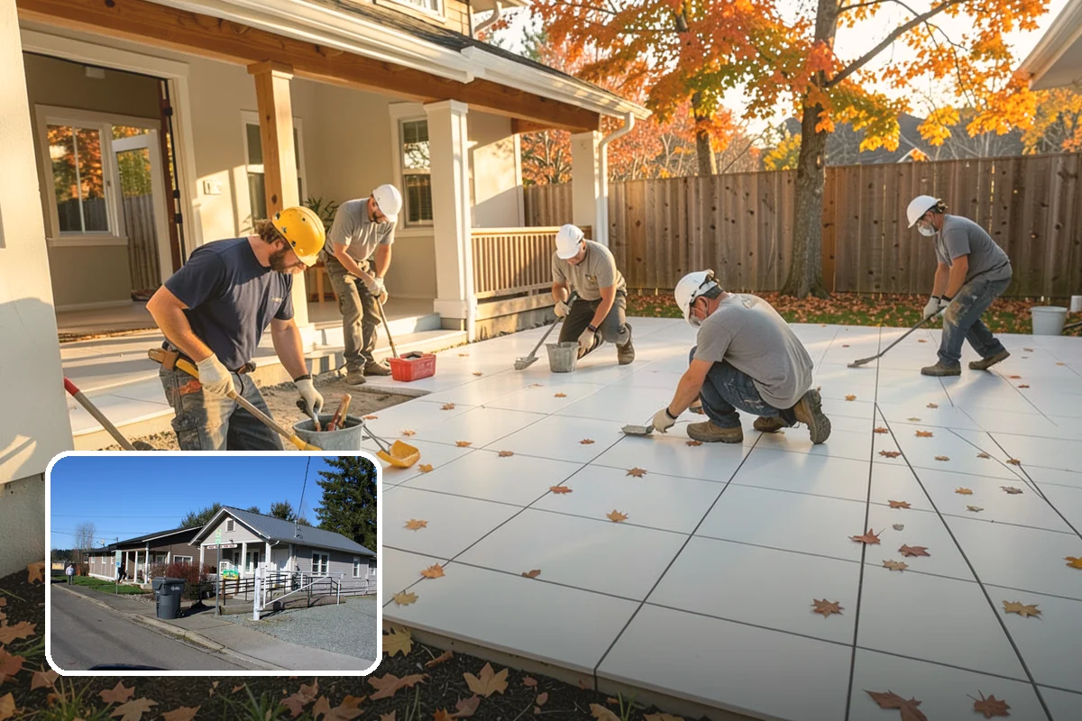Basement Flooring in South Prairie, Pierce County, WA - Uses moisture-tolerant flooring materials