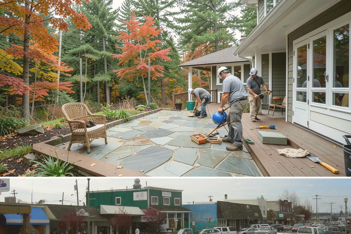 Basement Flooring in Stanwood, Snohomish County, WA - Flooring installs indoors year-round, and winter is a practical time to complete it.