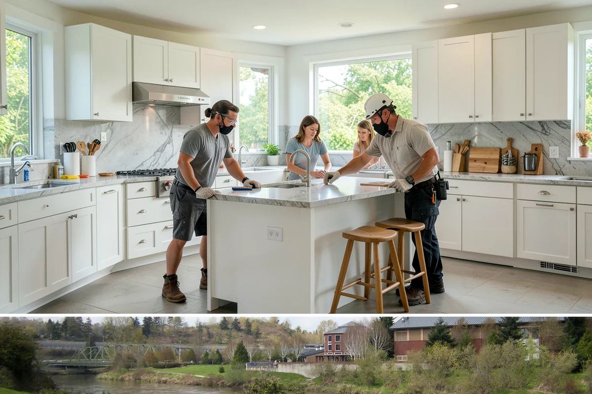 Basement Flooring in Tukwila, King County, WA - Flooring installs indoors year-round, and winter is a practical time to complete it.