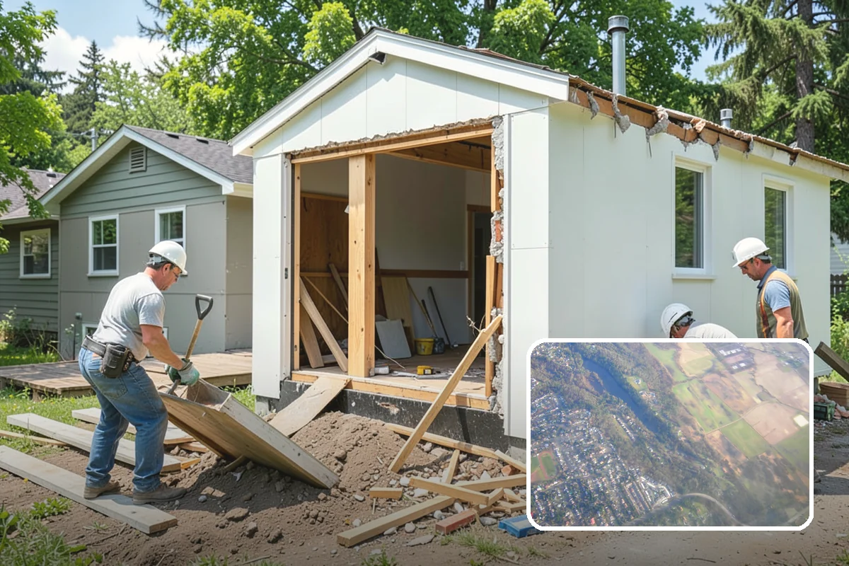Basement Foundation in Algona, King County, WA - A full level of below-grade space to finish later