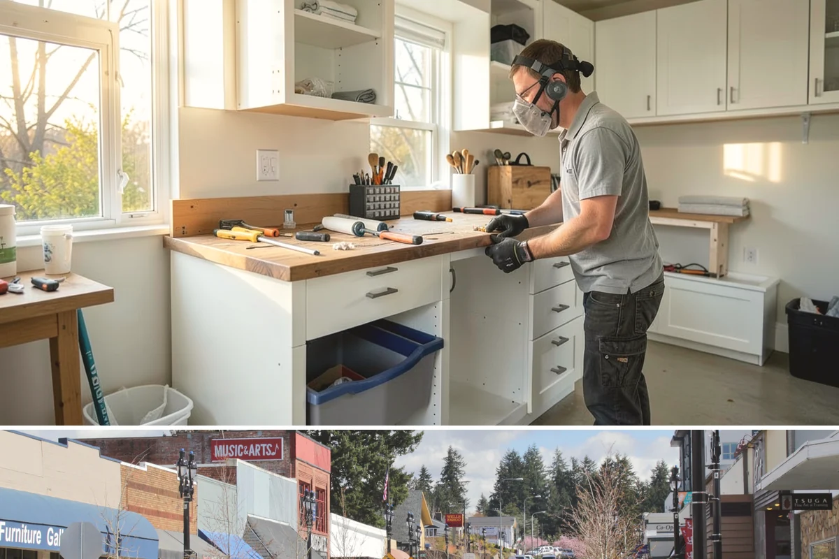 Basement Foundation in Bothell, King County, WA - Deep excavation is best in drier months when soils are more stable