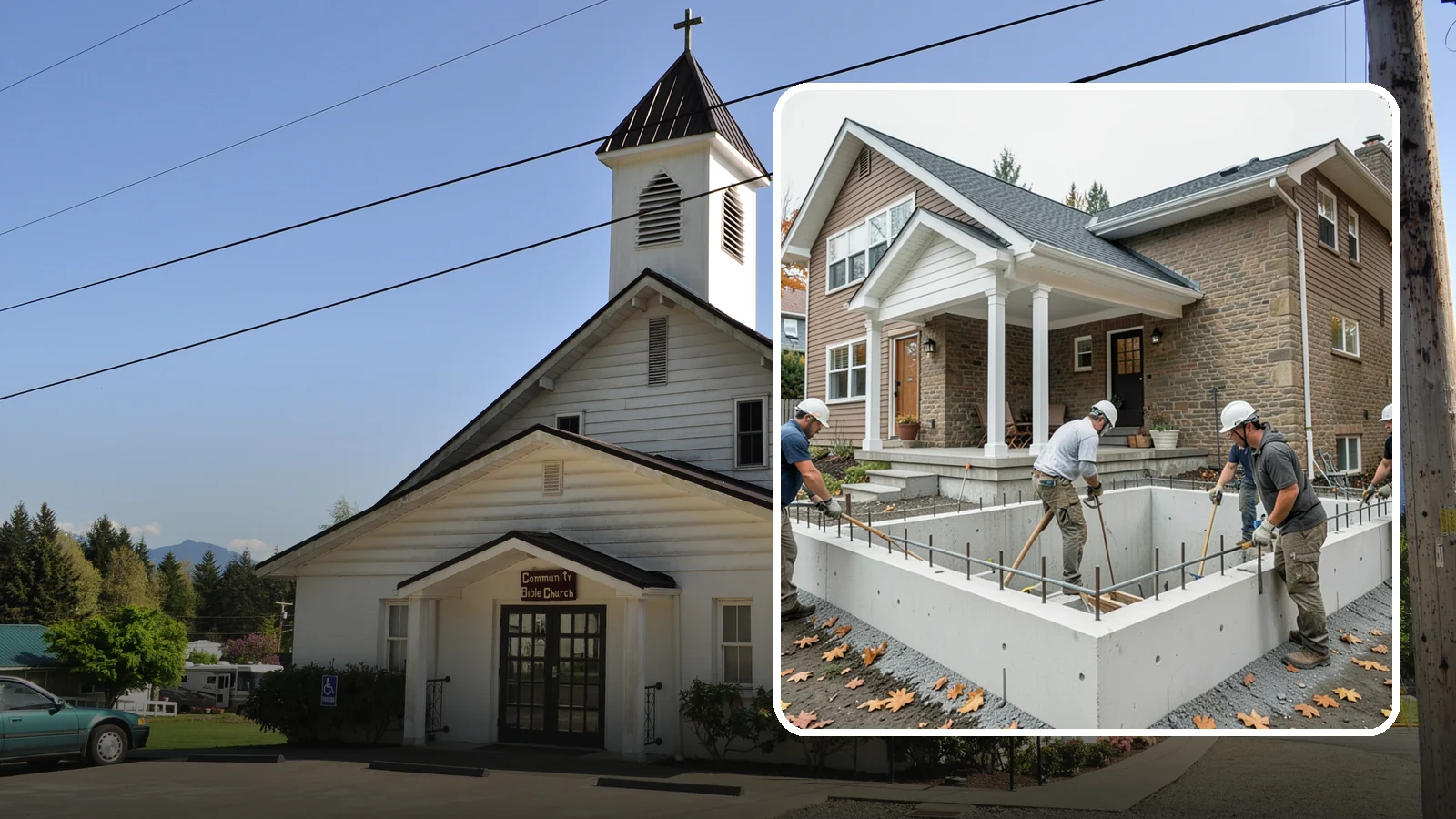 Basement Foundation in Concrete, Skagit County, WA - We construct full-depth basement foundations that add livable square footage while standing up to Northwest groundwater.