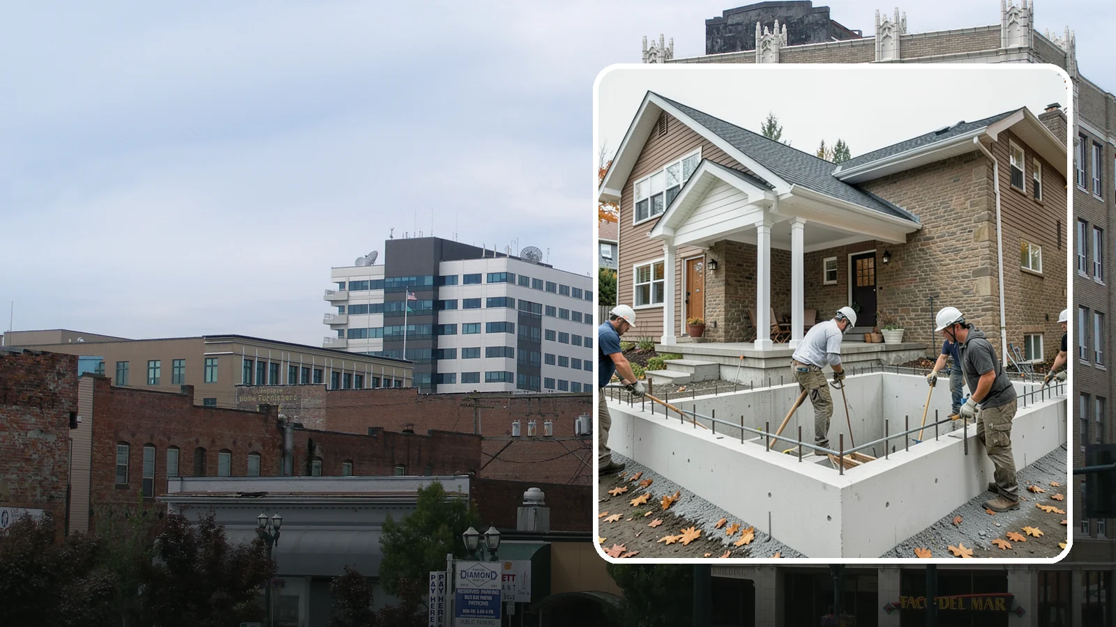 Basement Foundation in Everett, Snohomish County, WA - We construct full-depth basement foundations that add livable square footage while standing up to Northwest groundwater.