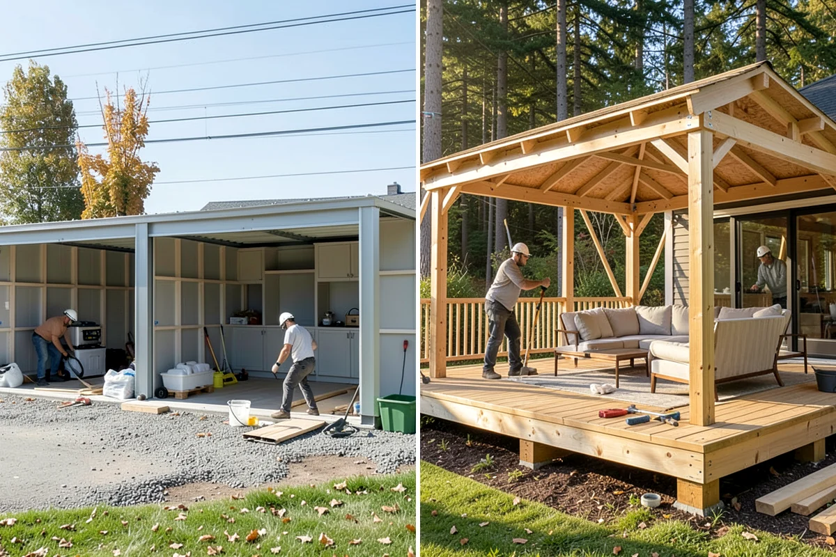 Basement Foundation in Federal Way, King County, WA - Excavate to depth and place footings and drainage