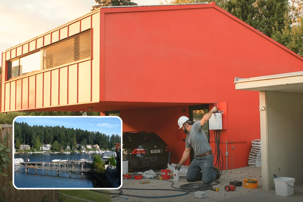Basement Foundation in Gig Harbor, Pierce County, WA - A full level of below-grade space to finish later
