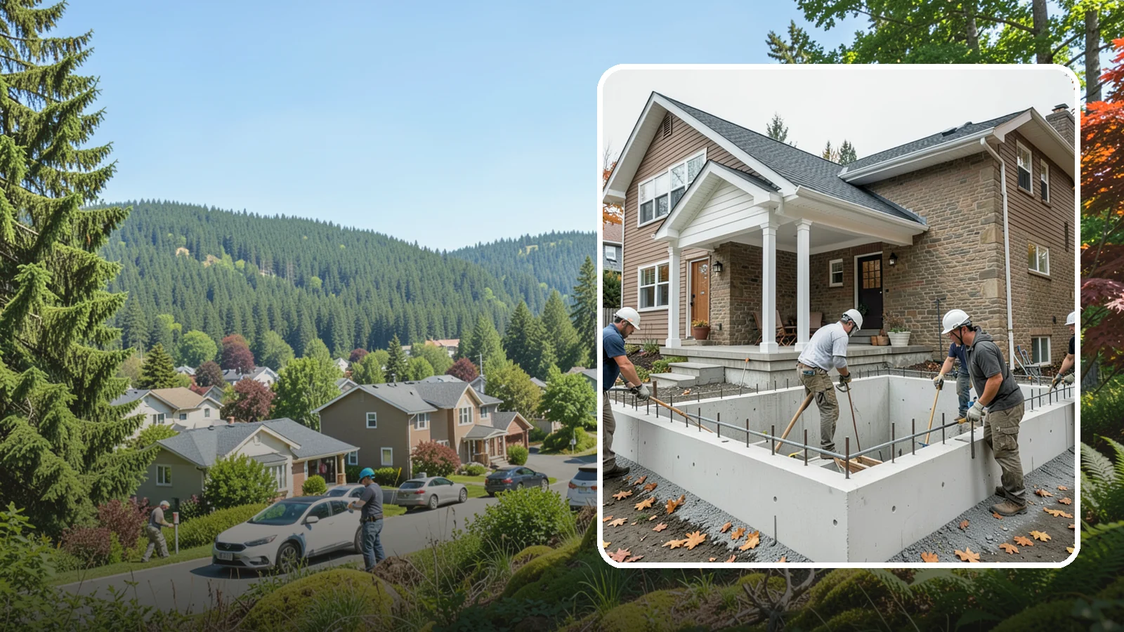 Basement Foundation in Index, Snohomish County, WA - We construct full-depth basement foundations that add livable square footage while standing up to Northwest groundwater.