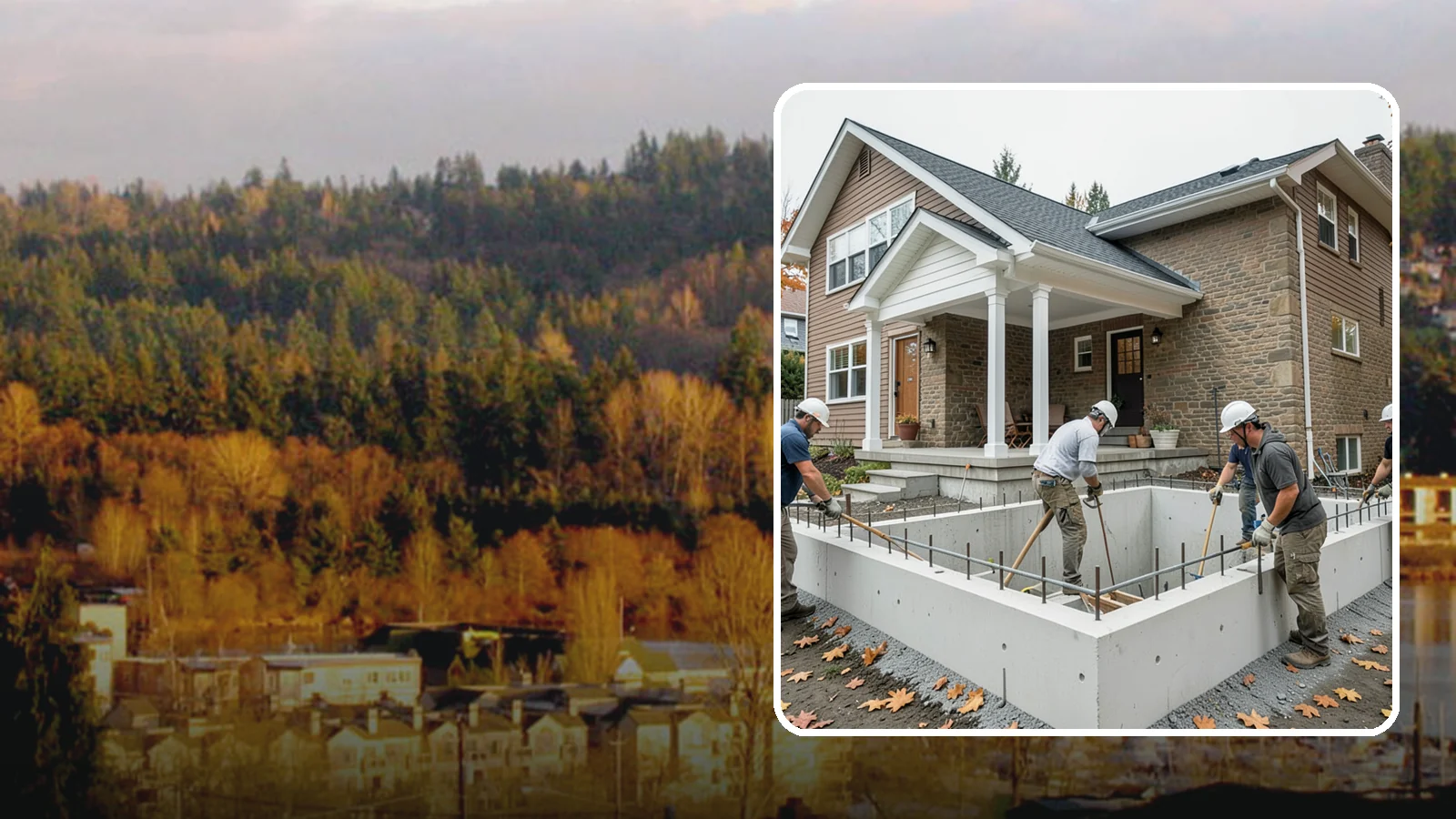 Basement Foundation in Kenmore, King County, WA - We construct full-depth basement foundations that add livable square footage while standing up to Northwest groundwater.