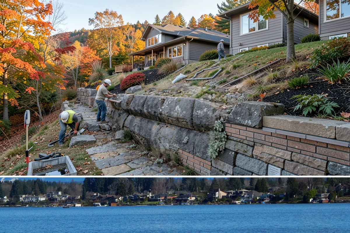 Basement Foundation in Lake Stevens, Snohomish County, WA - Deep excavation is best in drier months when soils are more stable
