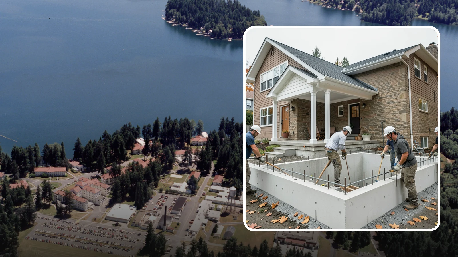 Basement Foundation in Lakewood, Pierce County, WA - We construct full-depth basement foundations that add livable square footage while standing up to Northwest groundwater.
