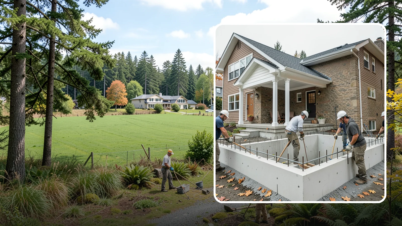 Basement Foundation in Lyman, Skagit County, WA - We construct full-depth basement foundations that add livable square footage while standing up to Northwest groundwater.