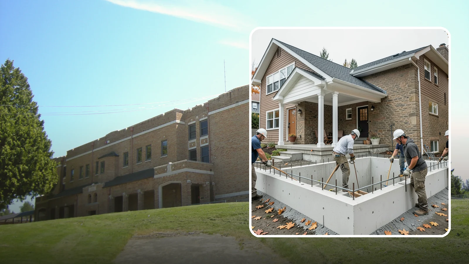 Basement Foundation in Maple Valley, King County, WA - We construct full-depth basement foundations that add livable square footage while standing up to Northwest groundwater.