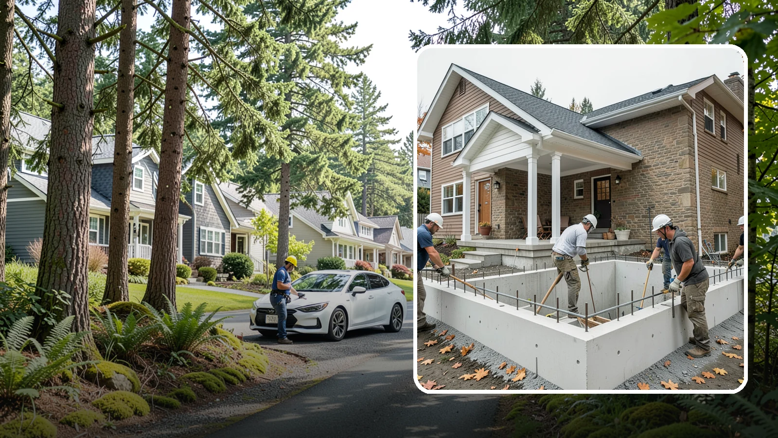 Basement Foundation in Normandy Park, King County, WA - We construct full-depth basement foundations that add livable square footage while standing up to Northwest groundwater.