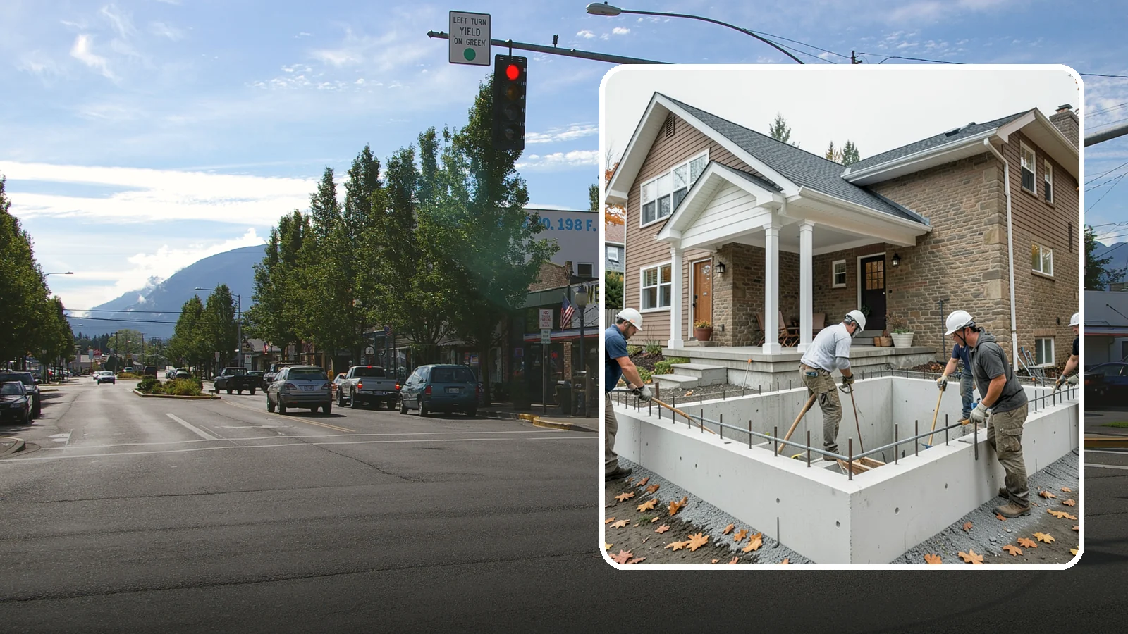 Basement Foundation in North Bend, King County, WA - We construct full-depth basement foundations that add livable square footage while standing up to Northwest groundwater.