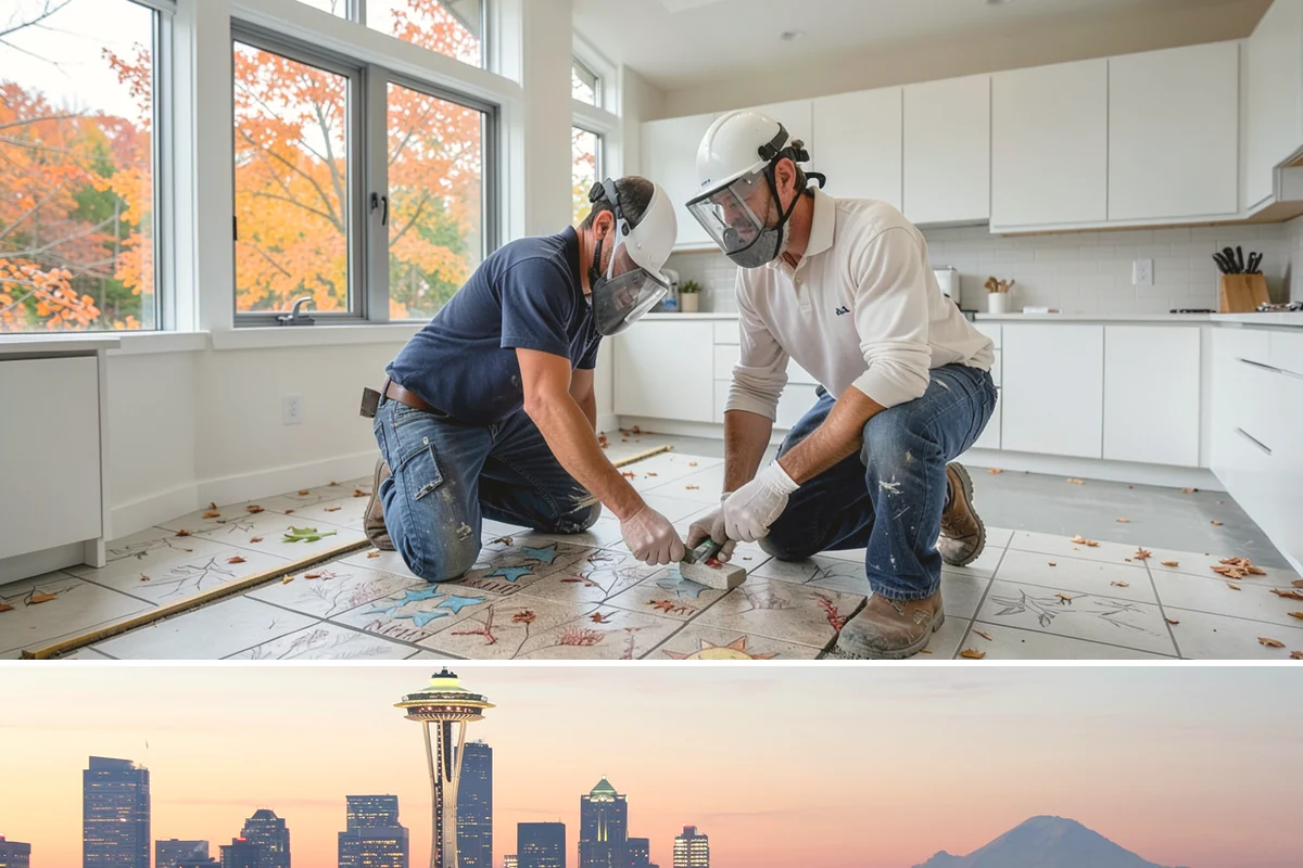 Basement Foundation in Seattle, King County, WA - Deep excavation is best in drier months when soils are more stable