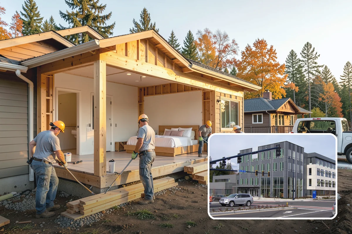Basement Foundation in Shoreline, King County, WA - A full level of below-grade space to finish later